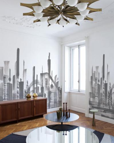 Londondart carta da parati skyline