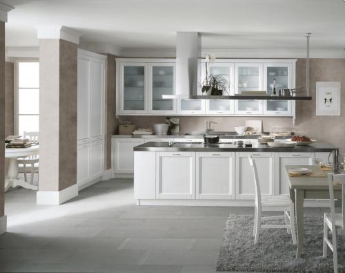 Scandola - cucina Maestrale in legno bianco