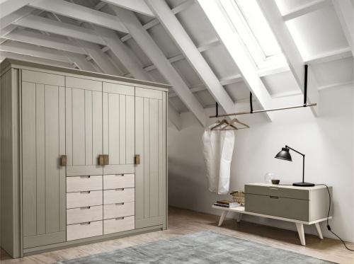 Scandola - armadio in legno Maestrale anta battente